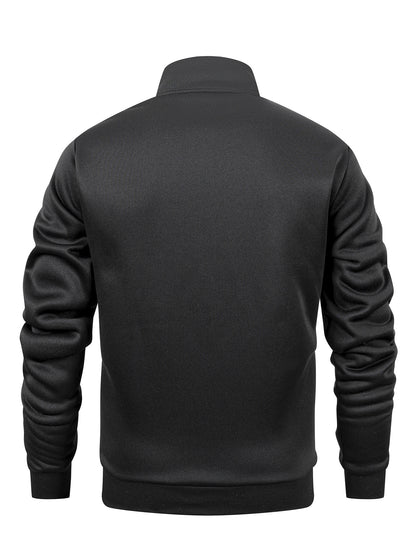 Men's Thermal Jacket - Extreme Cold Weather Zip-Up Coat with Full-Zip Exterior/Interior Layering - Lightweight Anti-Scratch Windproof Outerwear for Skiing, Camping, Hiking - Machine Washable Winter Jacket in Black/Navy/Gray/B