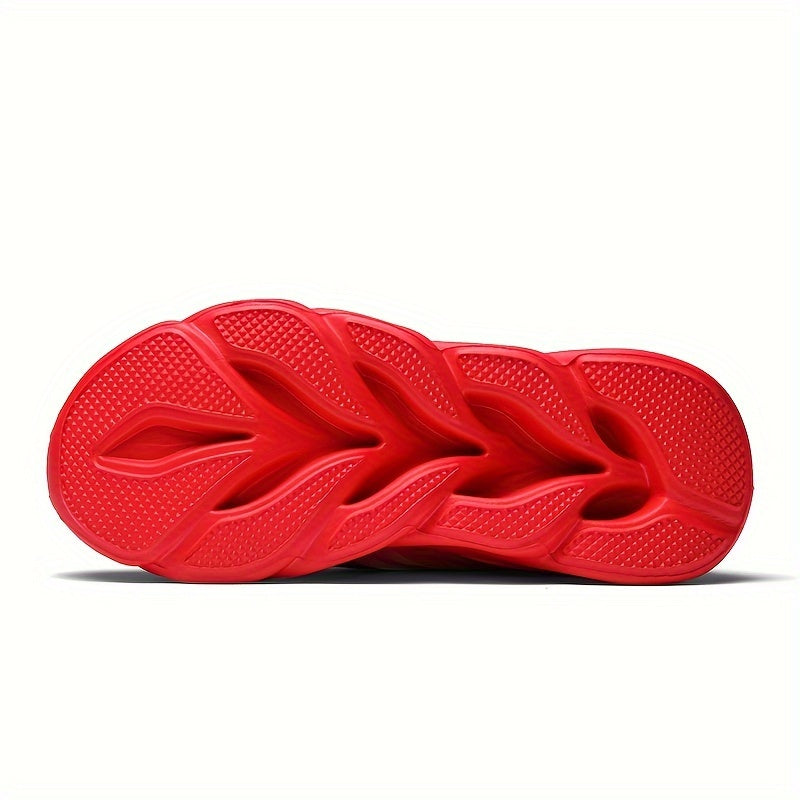 Men's Fashionable Breathable Sneakers - Casual Athletic Footwear for Every Season, Lace-Up with EVA Sole - ayq