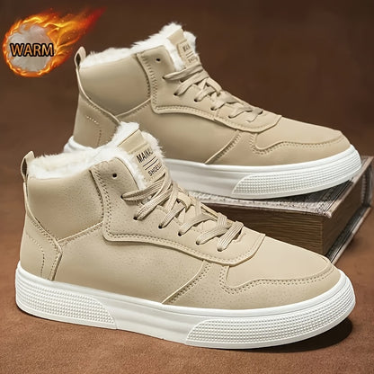 Men'S & Women'S Winter Snow Boots - Heavy-Duty PVC Sole, Warm & Arch Support - All-Season Ankle Boots with Lace-Up Closure - Heavy-Duty Traction Tread, - Ideal For Ice, Snow, Hiking, Winter Boots, Hiking Footwear, Outdoor Foo