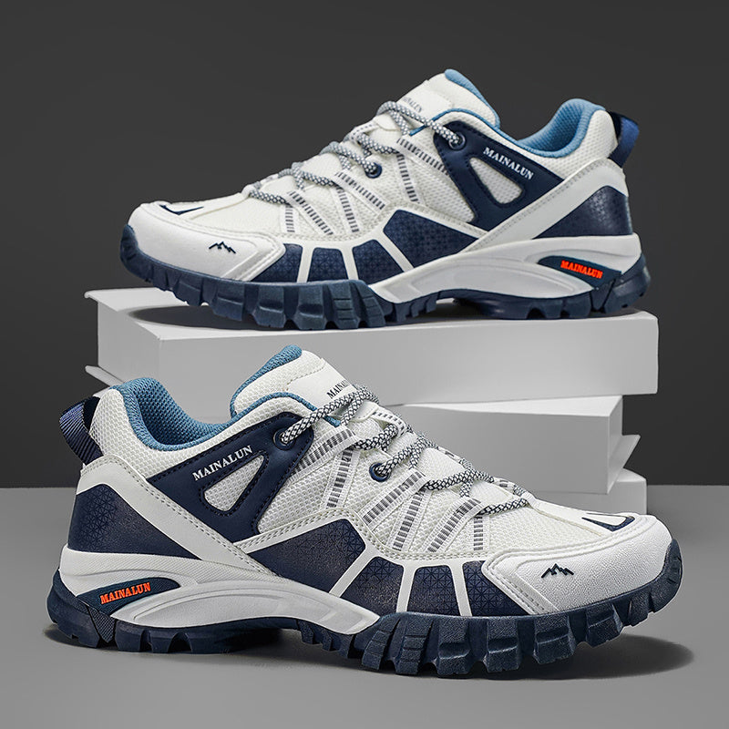 [Sneakers] Men'S Casual Sports Climbing Shoes, Featuring Excellent Outdoor Slip Resistance, Designed for Comfort And Style, Perfect for Everyday Use, Office Settings, And Outdoor Strolls, Available in White And Black