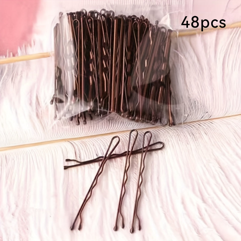 Wavy Alloy Hair Clips for Women - Elegant Styling Accessories