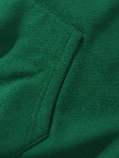 Men's 2025 New Year Print Hooded Sweatshirt - Kanji-Inspired "Goodbye 2025 2026" Pullover, Winter Warm Casual Sweater with Green/Red Toggle Switch Design, Machine Washable Red Hoodie for Christmas & NYE Parties