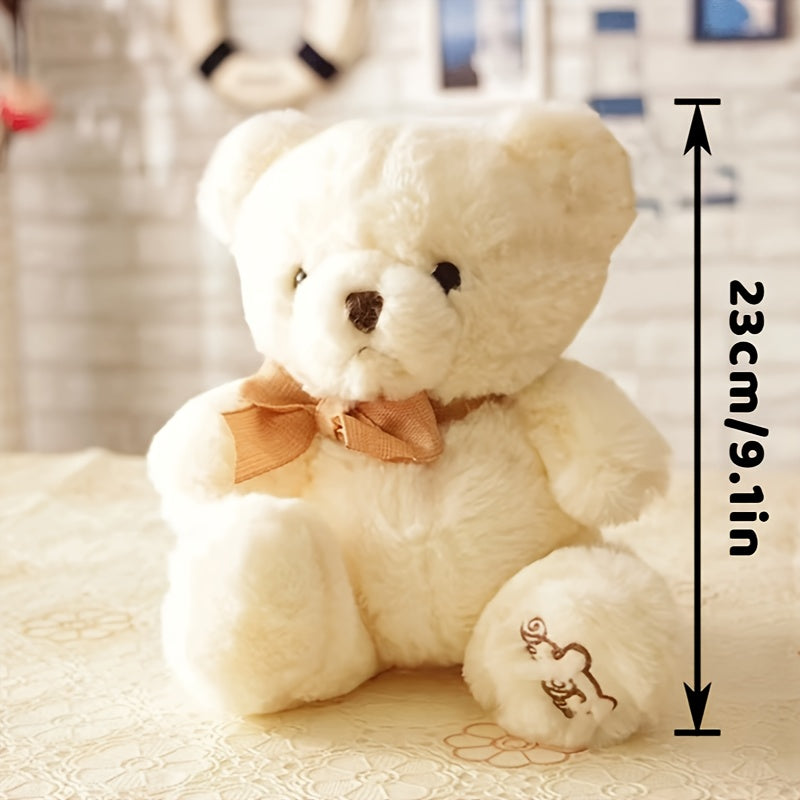 FLUFIHOOD Kawaii գրկախառնվող արջուկ՝ ռեալիստական ​​փափուկ խաղալիք կենդանի արջուկով, գրկախառնվող նվեր Սուրբ Ծննդյան, ծննդյան օրվա, տան համար և փափուկ խաղալիքներ