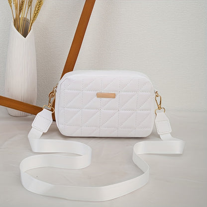 Նոր ամառային կանացի ասեղնագործված ուսապարկ, ոճային խաչաձև պայուսակ, իդեալական է ամենօրյա հագուստի համար, կարող է տեղավորել հեռախոս և կոսմետիկա, փոքր քառակուսի պայուսակ։