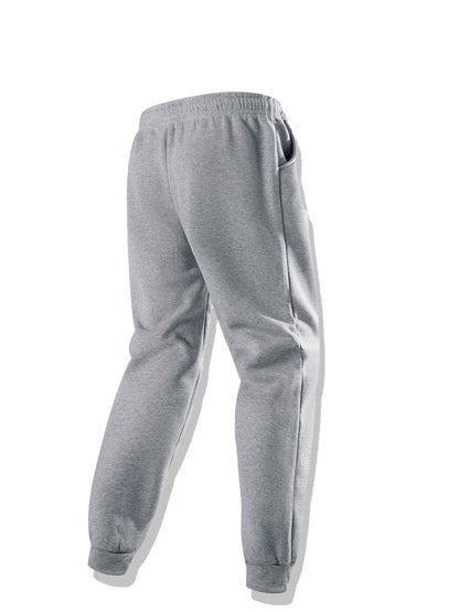 Աշնանային-ձմեռային տղամարդու գլխարկով սպորտային հագուստի հավաքածու, պարզ դասական, բազմակողմանի հագուստ՝ կայծակաճարմանդով, աստառապատ տաք բաճկոնով և լարով սպորտային տաբատով՝ առօրյա և հանգստի համար։