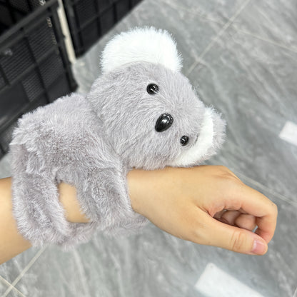 Կոալա փափուկ խաղալիք | Մուգ մոխրագույն, մուլտֆիլմային նախշերով, դիմացկուն ընտանի կենդանու ուղեկից փոքր ցեղատեսակների համար - իդեալական նվեր կոալաների սիրահարների համար