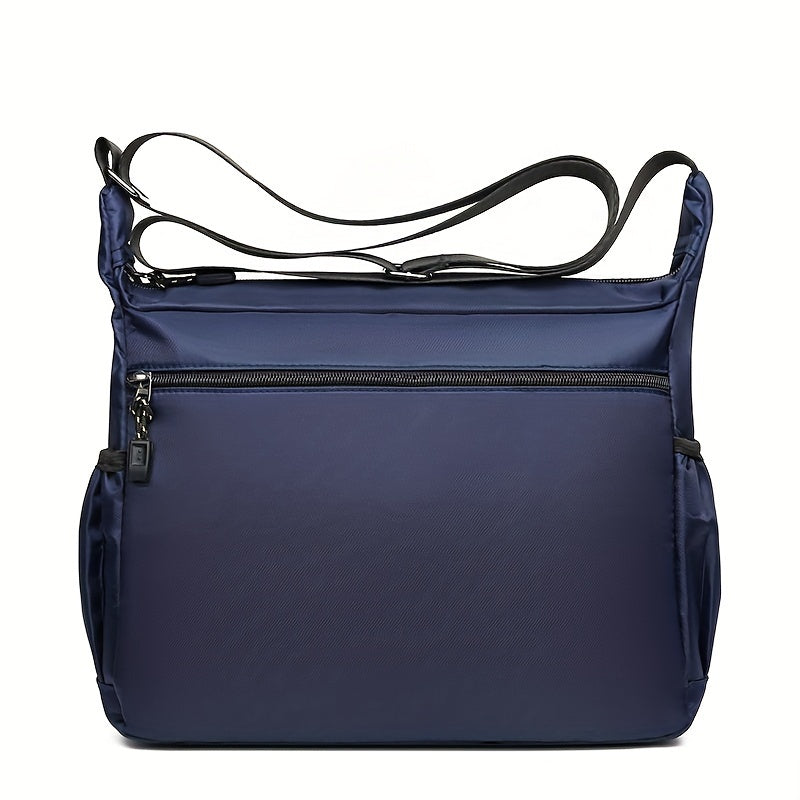 New Men's bag Casual crossbody bag Shoulder bag Business Travel bag Men [Strap style random, random alphabet]