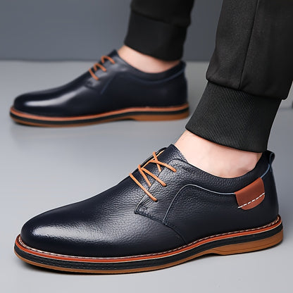 Men's Casual Business Shoes Soft Sole Non-Slip Leather