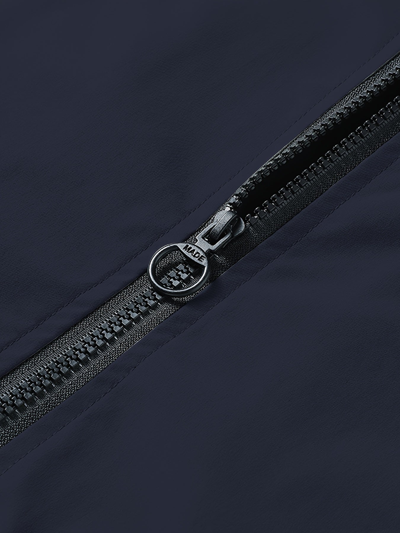 Men's Stand Collar Long Sleeve Zip Up Sports Jacket With Contrast Trim Design, Men's Spring Fall Outwear, As Gifts