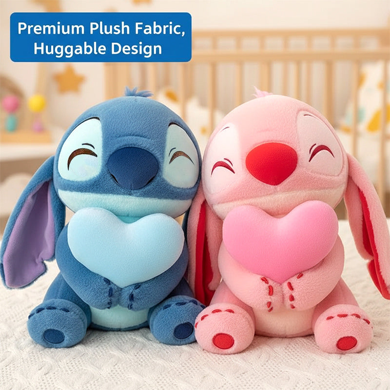 Disney Stitch Love Plush տիկնիկ, Ծննդյան տոների նվեր տիկնիկ, երեկույթի զարդարանք տիկնիկ, Նոր տարվա նվեր, տունդարձի նվեր ընկերուհիների և երեխաների համար, Սուրբ Ծննդյան նվեր