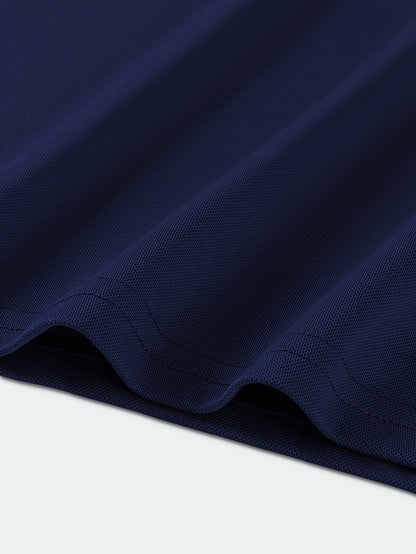 3pcs Men's Fashion Business Short-Sleeve Shirts, Collar Design, Simple and Elegant, Enhances Silhouette and Leg Length, Lightweight and Comfortable Knitted Polyester Fabric, Breathable and Skin-Friendly, Packaged in Bags (No - ayq