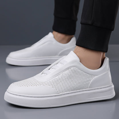 Men's Lightweight Casual Slip-On Shoes with Soft PU Soles