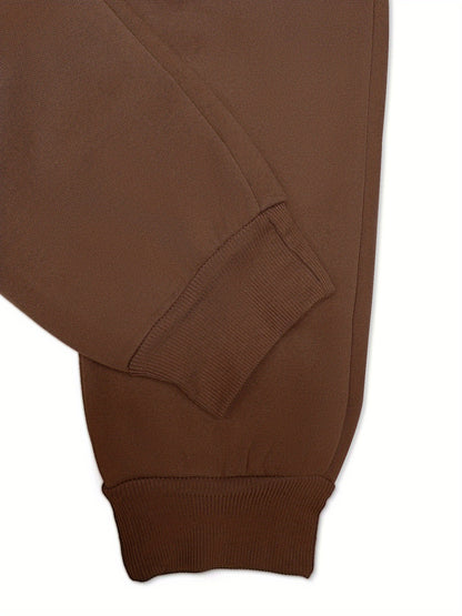 A New Trendy Color-Blocked Hoodie with Raglan Sleeves And Loose-Fitting Cargo Pants Featuring Multiple Pockets, Perfect for Casual Everyday Wear. This Breathable Hoodie And Loose Long Pants Set Comes in a Two-Piece Print Desi