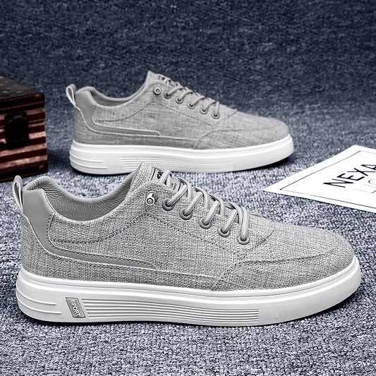 Men's Low Top Lace-Up Canvas Sneakers: Retro, Casual, and Fashionable Design, Suitable for Spring/Autumn, Summer, and All Seasons, Perfect for Daily Wear, Sports, and Outdoor Activities