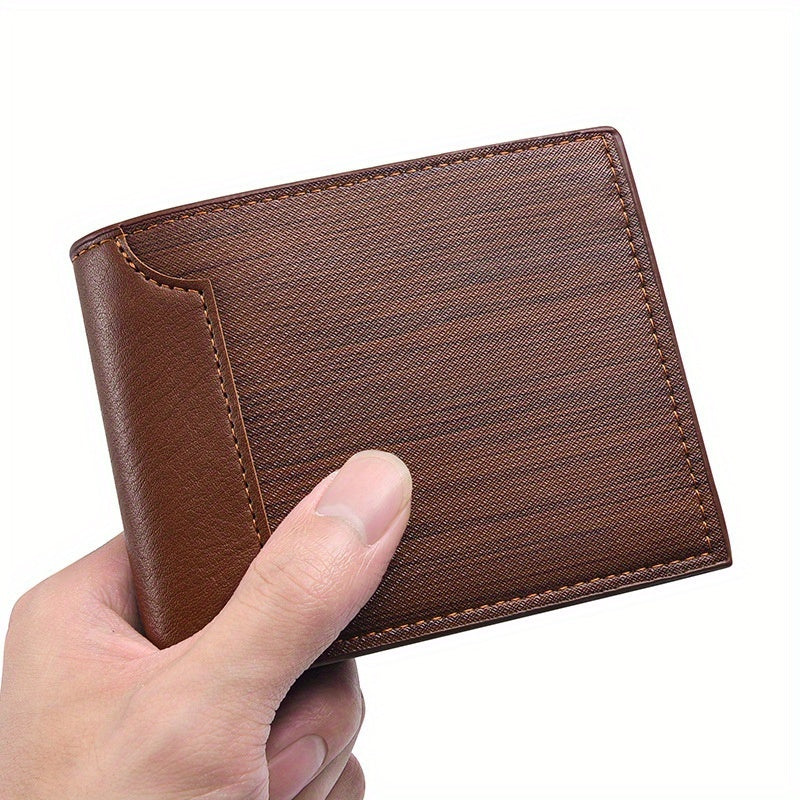 Travel Accessories Travel Wallet Premium Men's Card Holder Daily Use ID Case with 8 Card Slots Unisex Ticket Holder Coin Purse Suitable for and Middle-Aged Christmas Gift