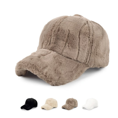 Cozy Fall/Winter Wool Knit Hat with Sun Protection Toggle