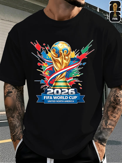 Men's FIFA World Cup Casual Printed Summer T-Shirt