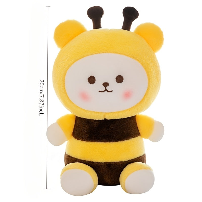 Cute Bee Bear Plush Toys, Cartoon Dolls, Sofa Cushions, Bed Hugs, Children's Girls' Gifts