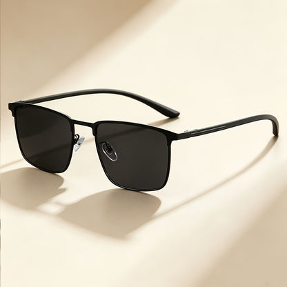 Men's Polarized Casual Sunglasses with Stainless Steel Frame