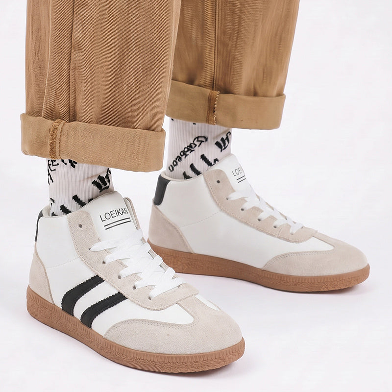 Men's Vintage Style Casual Lace-Up Shoes for All Seasons