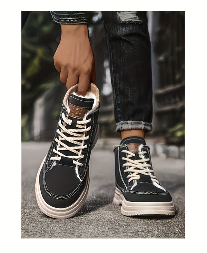 Տղամարդկանց ձմեռային կոշիկներ, հաստացված արտաքին հագուստի համար նախատեսված արշավային կոշիկներ, նորաձև բազմակողմանի աշխատանքային կոշիկներ, բրիտանական կարճ կոշիկներ