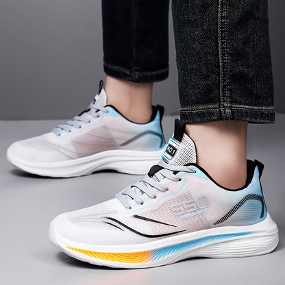 Men's Shoes Spring Summer Mesh Breathable Super Light Casual Sneaker, Men's Soft Sole Anti-skid Shock Absorption Student Running Sneaker-plus Size Tennis Casual Walking Fitness Hiking Shoes-perfect Sneaker for Outdoor Adventu - ayq