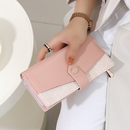 Women's Wallet 2024 New Niche Design High-End Large Capacity Long Card Holder Dual Function