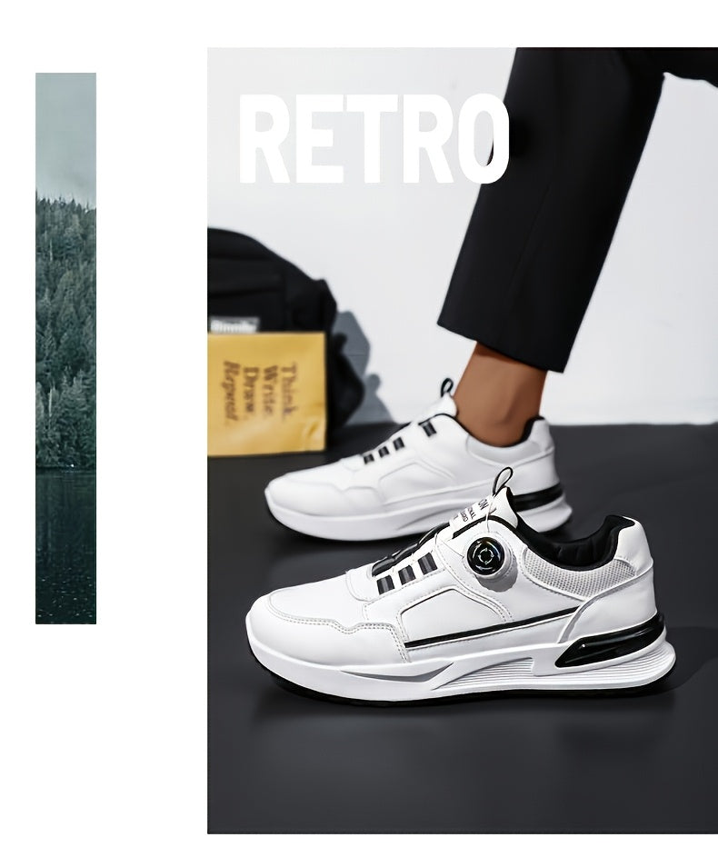 Men'S Large Size sneakers | Versatile Low-Top Running and Cross-Training Shoes, Casual and Preppy Style, Faux Upper, PVC Sole, All-Season Comfort - ayq