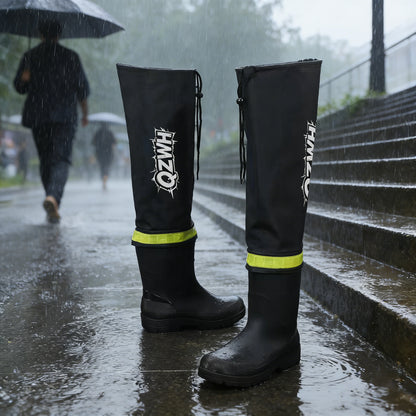 Men's High-Top EVA Rain Boots Slip-Resistant Casual Outdoor Shoes
