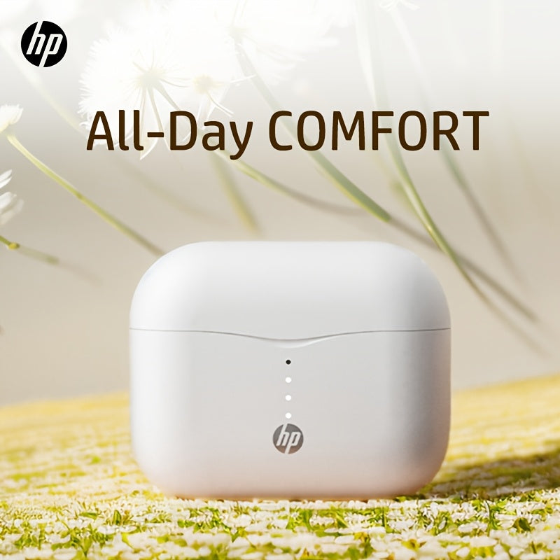 HP Wireless EarBuds, Over 30 Hours Battery Life, Touch Control, Rechargeable Lithium Battery, Compatible with Apple & Android, Built-in Microphone, Type-C Port Charging