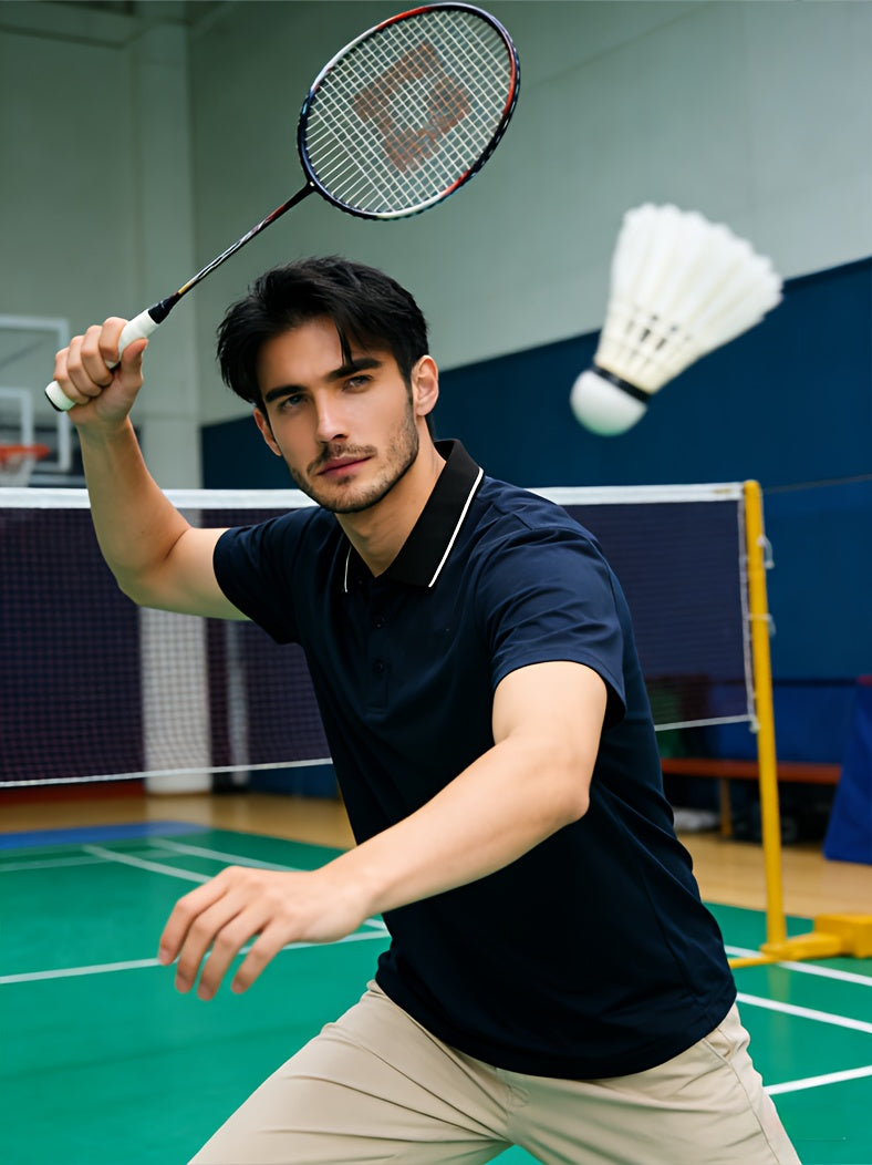 Quick-Dry Men's Short-Sleeve - Trendy Calvin Print - ayq