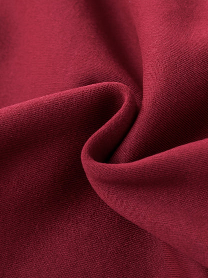 2pcs Boys' Autumn/Winter Fleece-Lined Hooded Sweatshirt and Pants Set, Simple Letter Print Fashion Classic Outfit for Outdoor Sports and Casual Wear, 100% Polyester Knit Stretch Fabric, Ideal Gift Choice for Kids, Perfect for