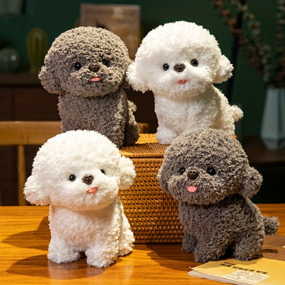Creative Plush Toys, Adorable Teddy Bears Available in Two Colors, Perfect Gift, Non-Electric