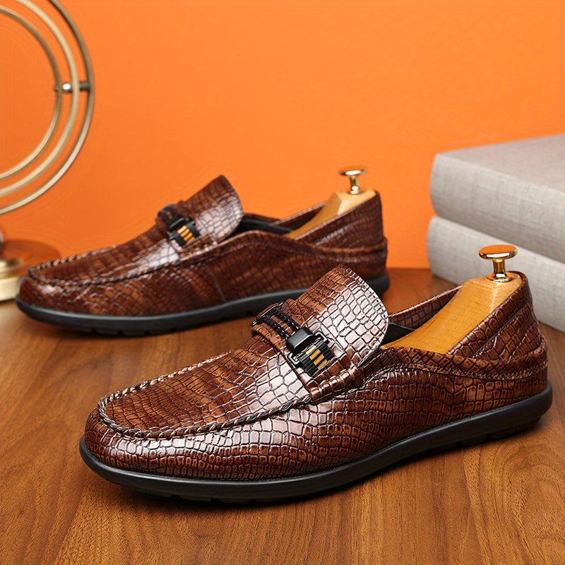 Men's All-Season Casual Slip-On Loafers with Rubber Sole