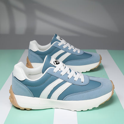 ZERJER Unisex Casual Lace-Up Sneakers - Comfortable All-Season Shoes