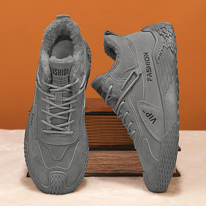 Զեղչված ձմեռային կոշիկներ, որոնք տաք են, հարմարավետ և պատված են բրդյա կտորով K2373-1