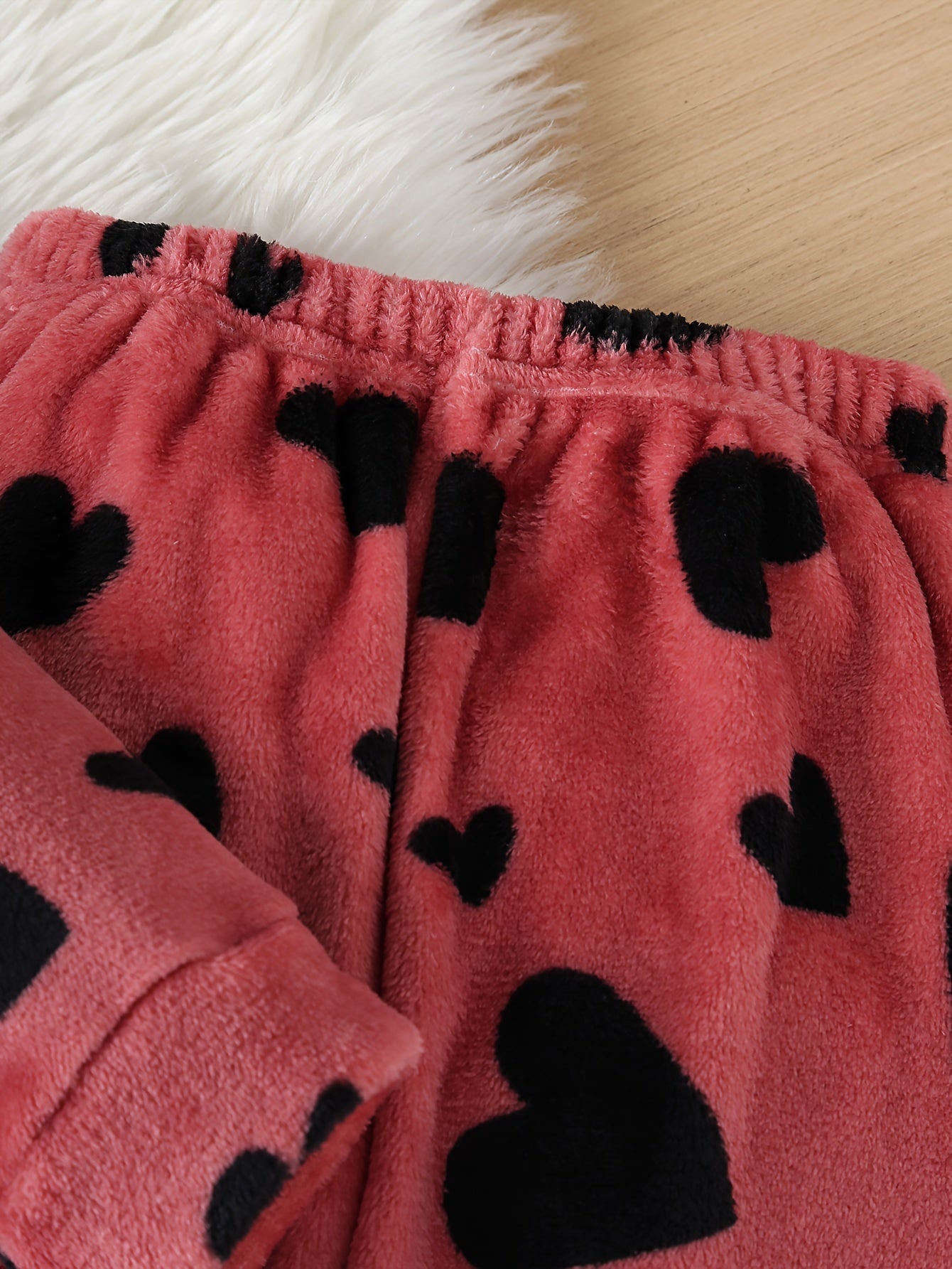 Աղջիկների համար նախատեսված սրտաձև նախշերով գլխարկով սվիտերի և տաբատի հավաքածու, նոր աշուն-ձմեռ, հարմարավետ, սիրուն, առօրյա, տաք, կատարյալ է բացօթյա օգտագործման համար