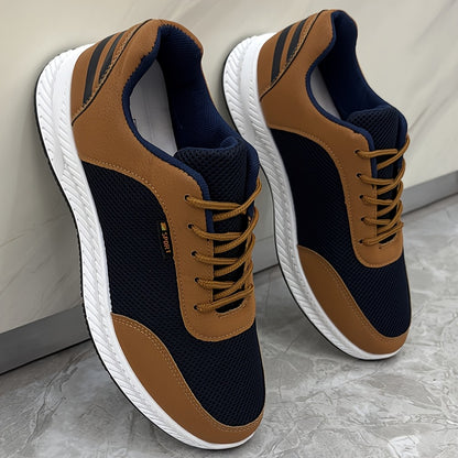 Men'S Mesh Shoes, Trendy And Versatile Footwear, Fashionable Sports And Casual Shoes, Slip-Resistant And Durable Men'S Sneakers - ayq