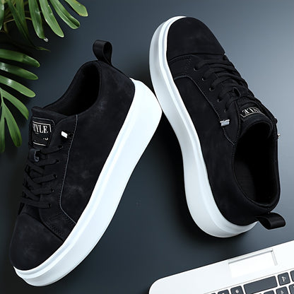 Unisex Platform Sneakers with Height Increase – Minimalist Low-Top Lac