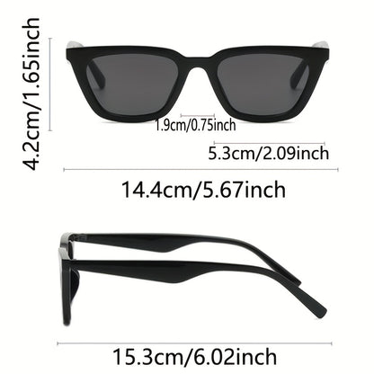 Women’s Black Cat Eye Glasses Lightweight Plastic Frame