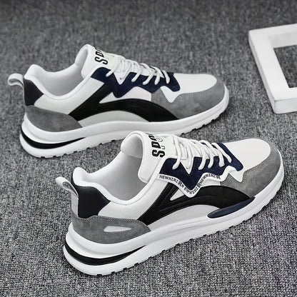 Men's Minimalist Low-Top Skate Shoes - Trendy, Comfortable & Durable with Non-Slip Thick Sole for Outdoor Activities