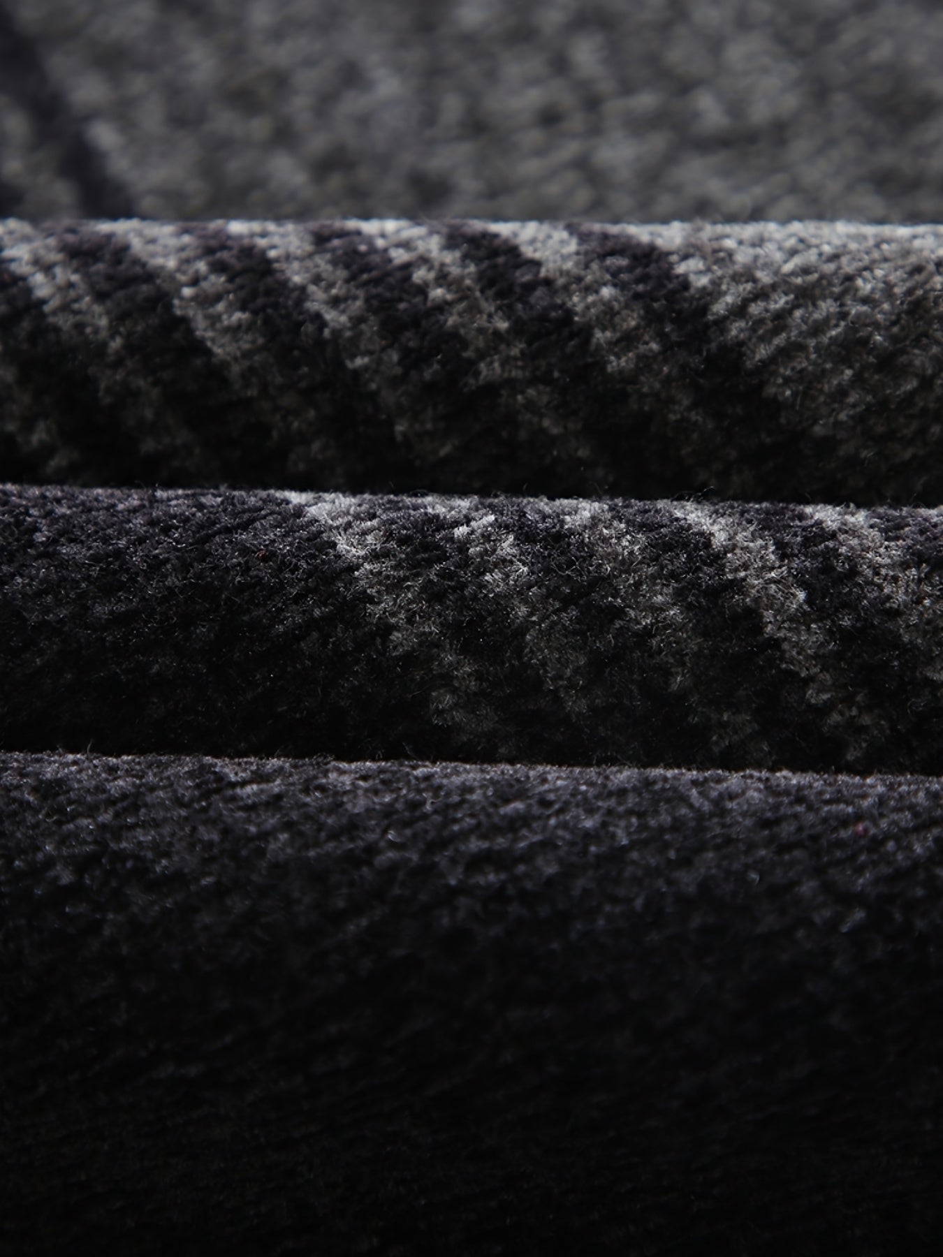 Temujin Men'S Winter Round Neck Sweater with Fleece, Knitted with Embroidered Stripes And Casual Letters for Warmth And a Fitted Style