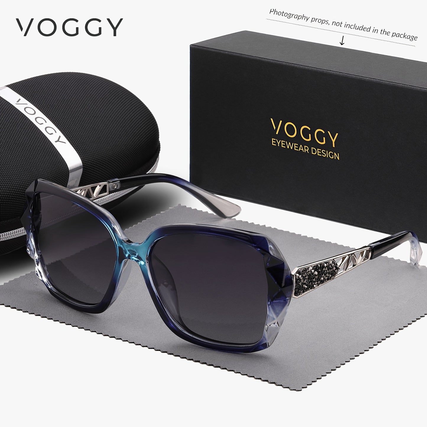 VOGGY Oversized Polarized UV400 Sunglasses for Men and Women