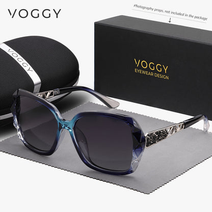 VOGGY Oversized Polarized UV400 Sunglasses for Men and Women