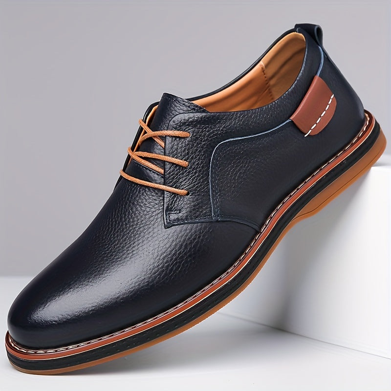 Men's Casual Business Shoes Soft Sole Non-Slip Leather