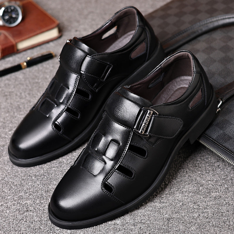 Men's Breathable Business Casual Loafers with Anti-Slip Sole