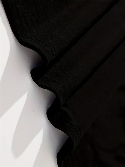 Men'S Happy New Year Graphic T-Shirt - Casual Long Sleeve Crew Neck, White with Black Lettering & Festive Design, Loose Fit for Spring/Fall, Perfect for Casual Attire, Festive Clothing | Festive Graphic Tee | Comfortable Fit