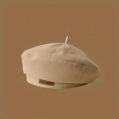 Unisex Acrylic Beret Hat Lightweight Elastic Spring to Winter