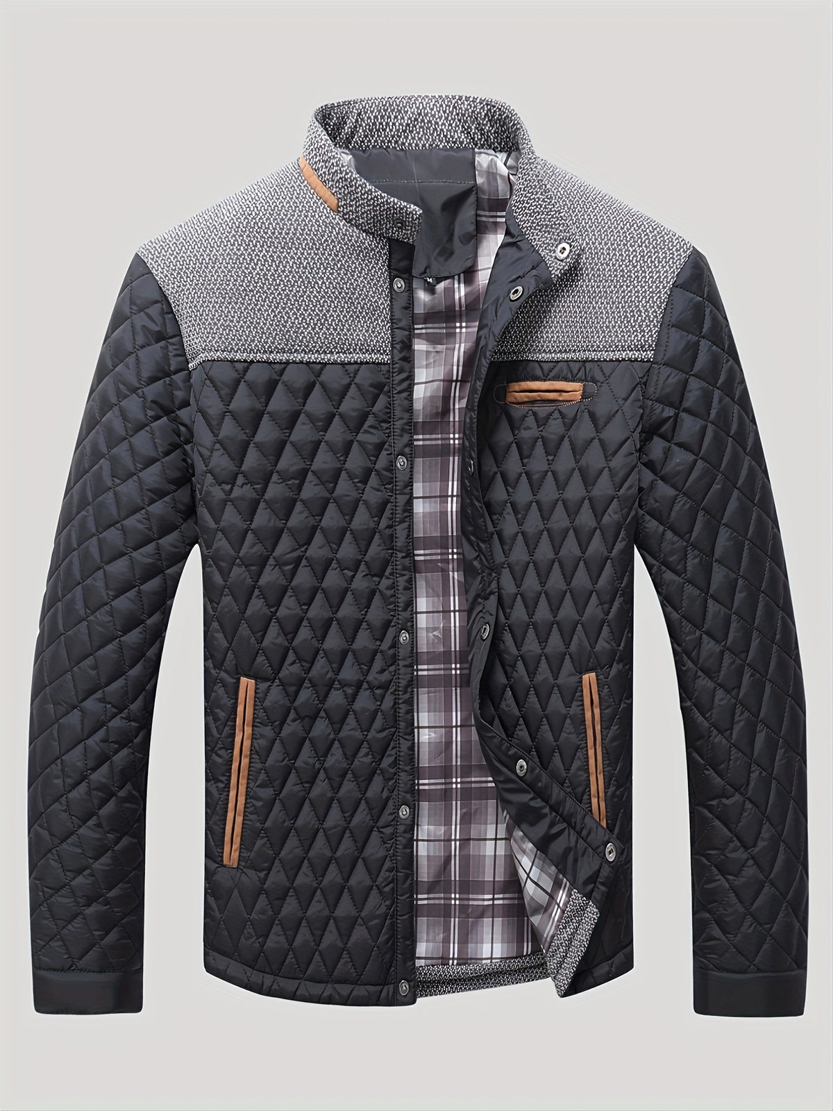 Men's Lightweight Warm Polyester Baseball Jacket for Hunting