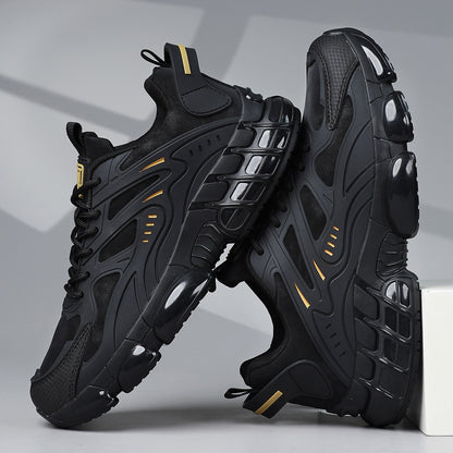 Men'S Athletic Shoes, Low-Top Casual Lace-Up Sneakers, Comfortable Footwear - ayq